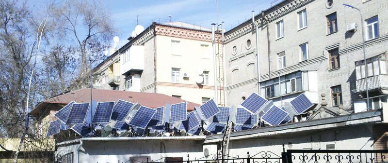 солнечные панели на крыше